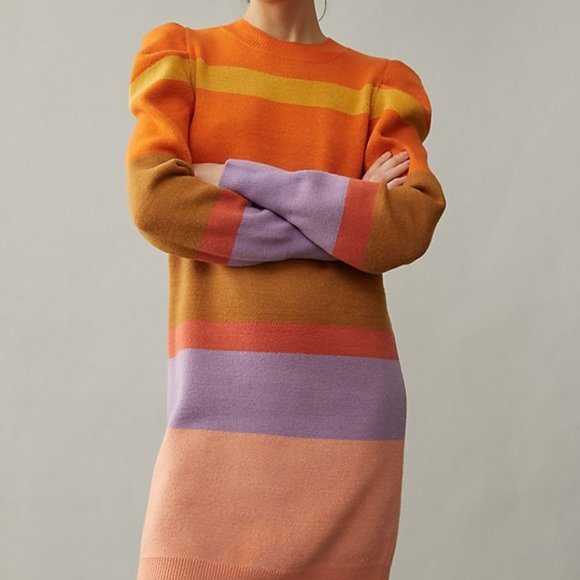 Anthropologie Farm Rio Striped Sweater 